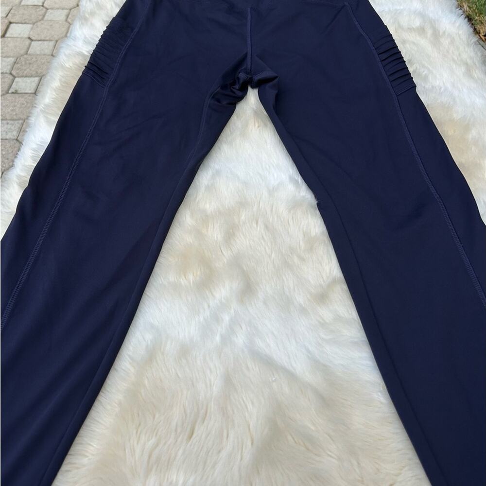 Tahari Sport Deep Blue Leggings Womens Size L